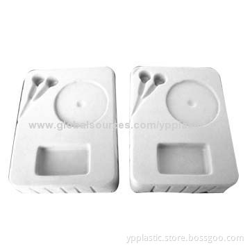 Vacuum Formed PS Flocking Tray for Earphone